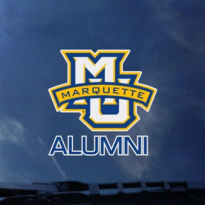 Marquette Golden Eagles MU Banner Alumni Decal