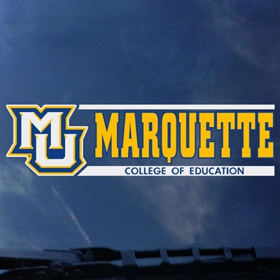 Marquette Golden Eagles Education Decal