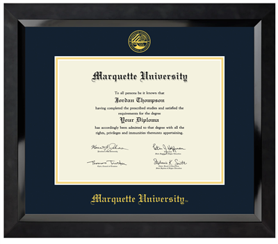 Marquette Golden Eagles NS NS Embossed Eclipse Diploma Frame