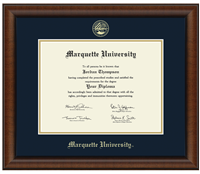 Marquette Golden Eagles NS Embossed Austin Diploma Frame