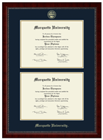 Marquette Golden Eagles NS Sutton Double Diploma Frame