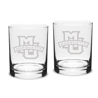 14oz Etched Double Old Fashioned Set of 2