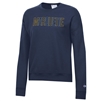 Woman's Embroidered Crew Navy