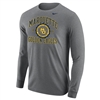 Marquette Seal Long Sleeve Tee Heather Gray