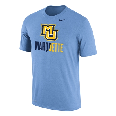 Dri-Fit Split Marquette University Tee Blue
