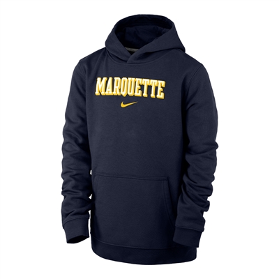 Youth Club Pullover Hoodie Navy