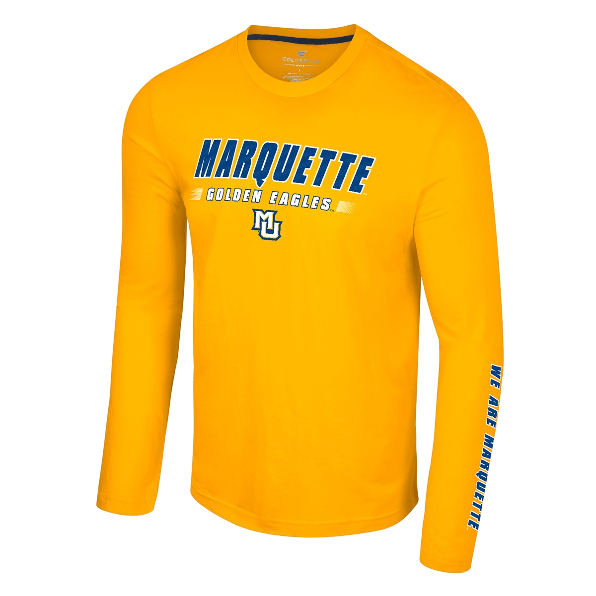 We Are Marquette Long Sleeve Tee Gold