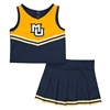 Marquette Toddler Cheer Set Navy/Gold