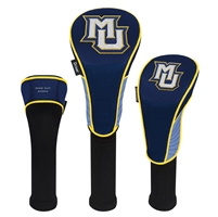 Marquette 3-Pack Nylon Golf Headcovers