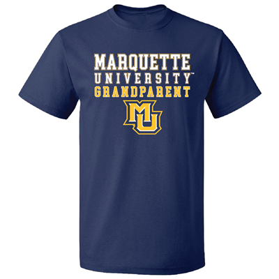 Marquette University Grandparent Tee  3.0 Navy