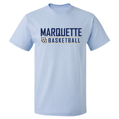 Marquette Basketball MU Tee Blue