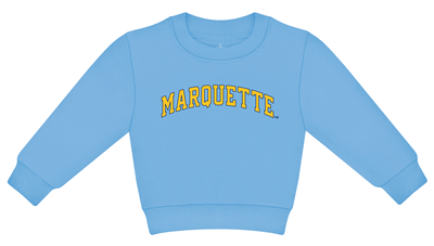 Marquette Toddler Two-Color Arch Tee Blue