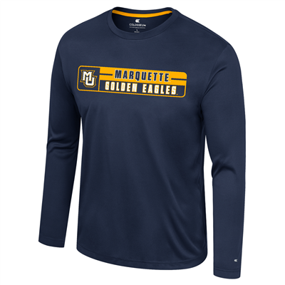 Marquette Eddie Long Sleeve Poly Tee