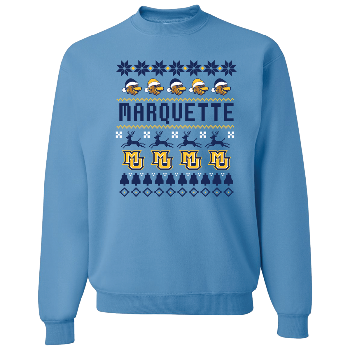 Marquette 2023 Ugly Christmas Sweatshirt