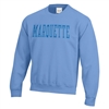 Marquette Big Cotton Core Crew Blue