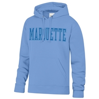Marquette Big Cotton Core Hoodie Blue