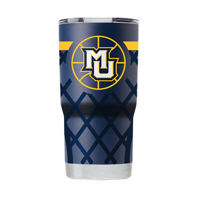 Marquette Basketball 20oz Navy Tumbler