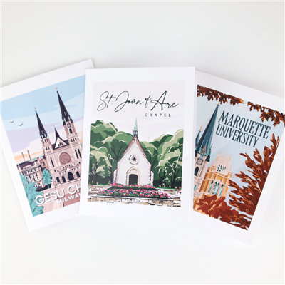 Marquette Print Notecards - Pack of 9