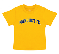 Marquette Toddler Arch Tee Gold