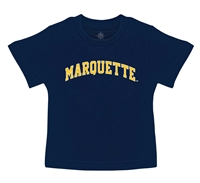 Marquette Toddler Arch Tee Navy