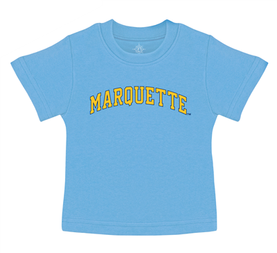 Marquette Toddler Arch Tee Blue