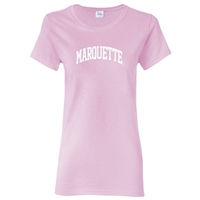 Women's Marquette Arch Tee Shirt Pink
