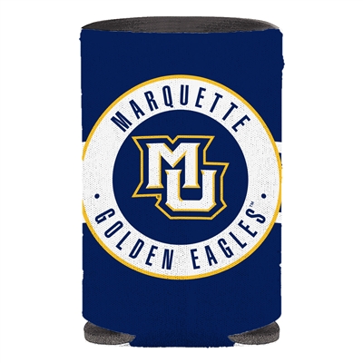 Marquette Circle Logo Koozie - Navy