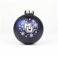 MU Shatterproof Ornament - Navy