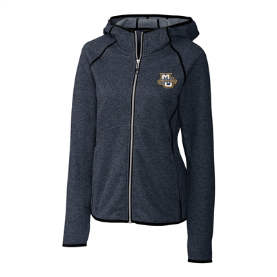 Marquette University Ladies' Mainsail Navy Hooded Jacket