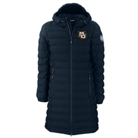 Mission Ridge Long Puffer Jacket - Navy Blue