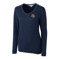 Marquette Lakemont Tri-Blend V-Neck Sweater Liberty Navy