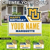 Marquette Customized Birthday Lawn Sign