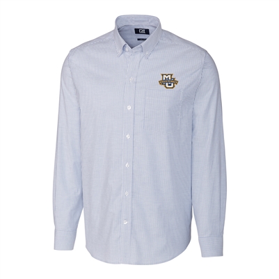 Marquette University Stretch Oxford Stripe Shirt