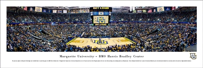 Marquette Golden Eagles Bradley Center Panoramic Poster