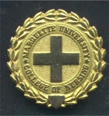 Marquette Nursing Pin - Gold Filled