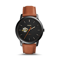 Men's Minimalist Dark Watch