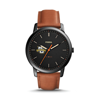 Men's Minimalist Dark Watch