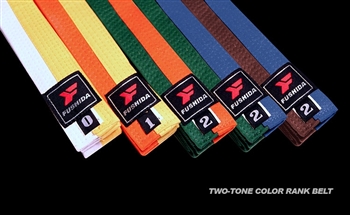 Fushida Judo Two-Tone Color Belt