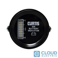 76-908RBDI3648 : Curtis Model 908R 36/48V Battery Discharge Indicator (BDI) w/ 48V Harness