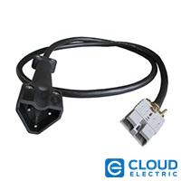 ChargePlus SB50 Pigtail Connection Cable for 48V EZGO Charger