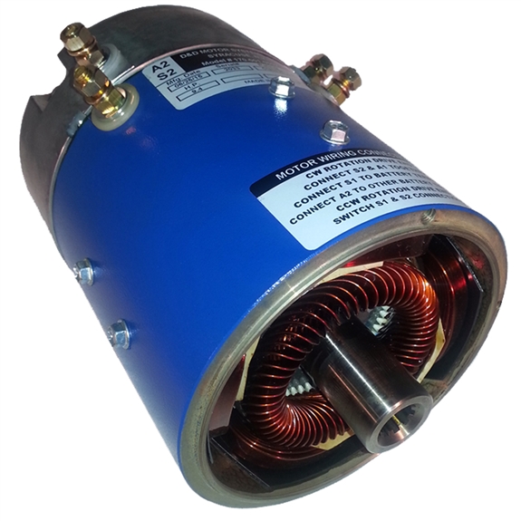 MO-170-016-0001: Series Motors (36 Volts @ 275 Amp 9/11.7 Peak HP Stock Controller)