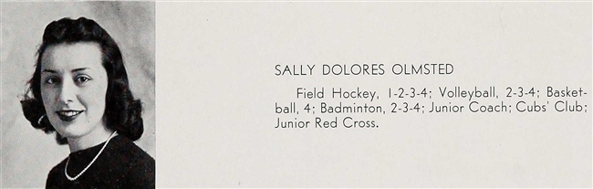 Sally Dolores  Olmsted Weeks  WWII