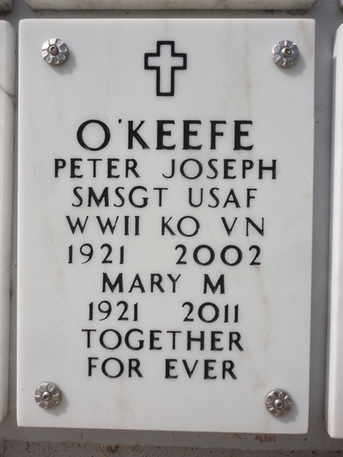 Peter J. OKeefe U.S. Army Air Corps WWII