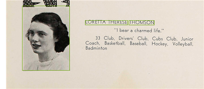 Lauretta Thomson U.S. Army Air Corps WWII