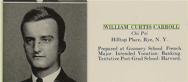 William C. Carroll U.S. Army WWII