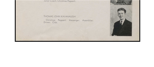 Thomas J. Kavanaugh U.S. Army WWII