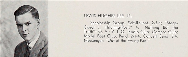 Lewis H. Lee U.S. Army WWII