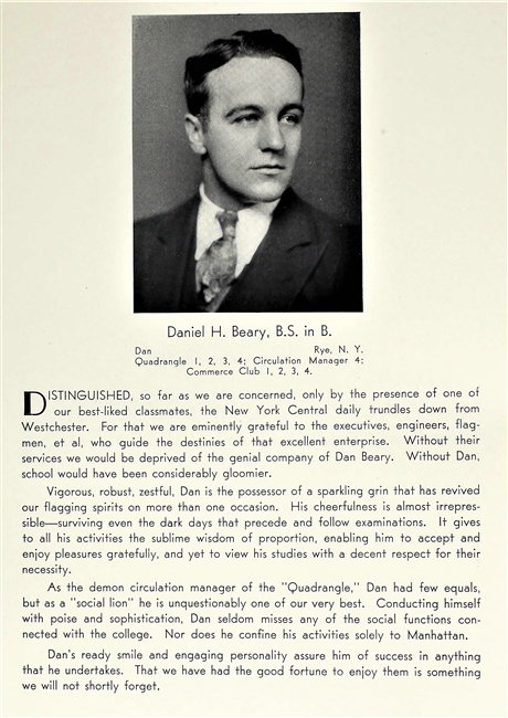 Daniel H. Beary U.S. Army WWII