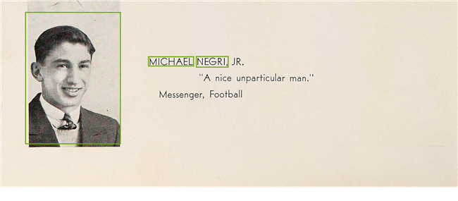 Michael Negri U.S. Army WWII