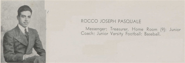 Rocco J. Pasquale U.S. Army WWII